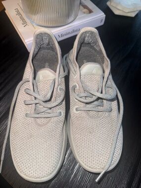 allbirds Light Gray Wool Runner Sneakers